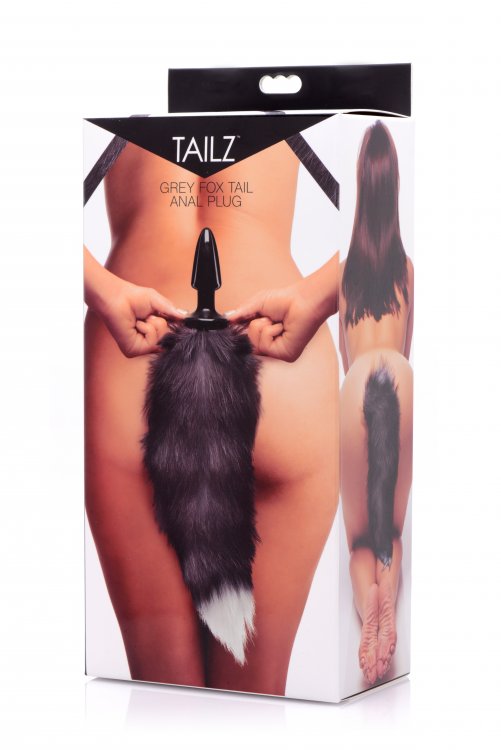 Tailz Grey Fox Tail Plug