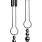 Master Series Adorn Triple Bead Nipple Clamp Set