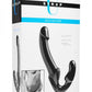 Strap U Revolver Strapless Strap On Dildo Black