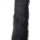 Tailz Extra Long Midnight Mink Tail Metal Anal Plug