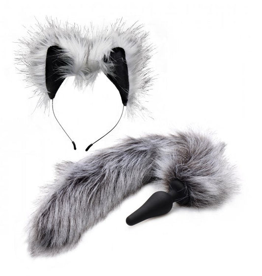 Juego de cola de lobo gris Tailz