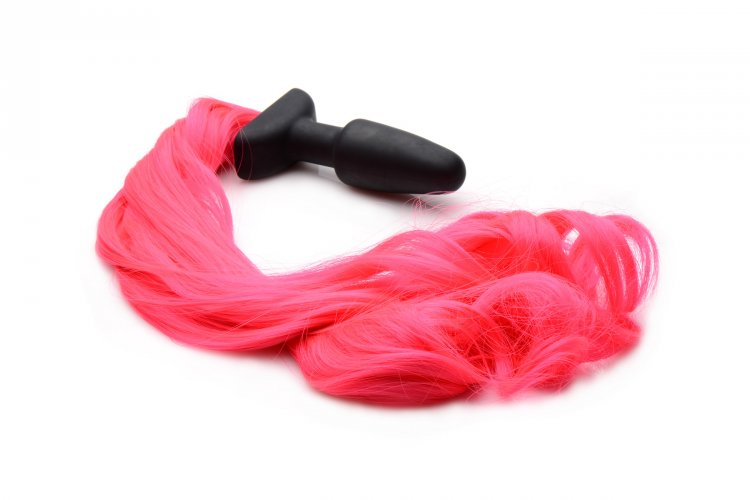 Plug Anal Cola de Caballo Pasión Rosa