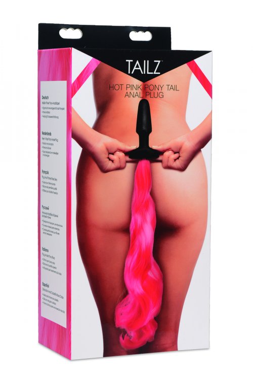 Plug Anal Cola de Caballo Pasión Rosa