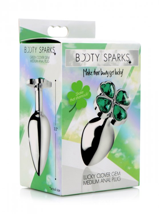 Plug Anal Medio Lucky Clover Gem