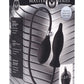 Master Series Dark Inflator Silicone Anal Plug