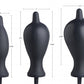 Master Series Dark Inflator Silicone Anal Plug