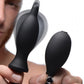 Master Series Dark Inflator Silicone Anal Plug