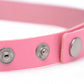Dark Heart Chrome Heart Choker - Pink