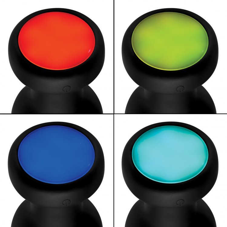 Small LED Vibrating Silicone Plug by Booty Sparks