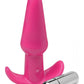 Crystal Clear Curve Suction Butt Plug