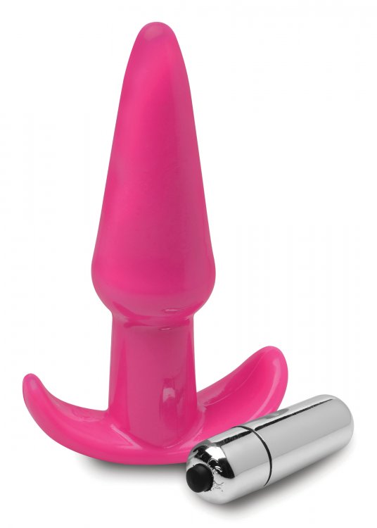 Crystal Clear Curve Suction Butt Plug
