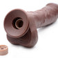 Loadz 8.5in Vibrating Dildo Squirting Dark