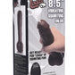 Loadz 8.5in Vibrating Dildo Squirting Dark