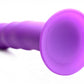 Squeeze-it Silexpan Dildo- Purple