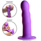 Squeeze-it Silexpan Dildo- Purple
