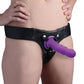Squeeze-it Silexpan Dildo- Purple