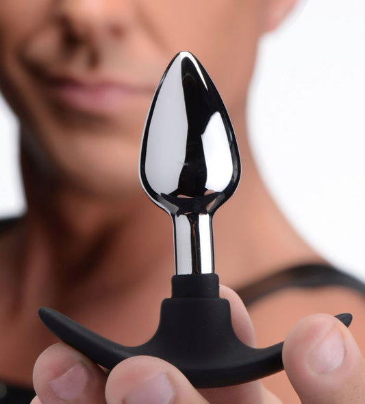 Eclipse Metal & Silicone Small Anal Plug