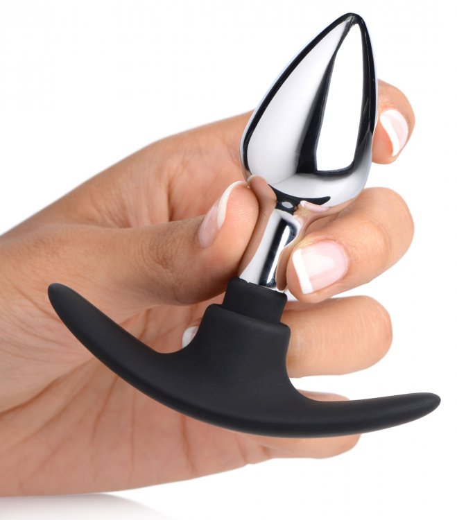 Eclipse Metal & Silicone Small Anal Plug