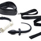 Tailz Playful Puppy Collection: Bone Gag, Tail Plug, and Collar