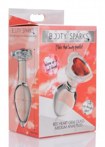 Scarlet Heart Glass Anal Affair (Medium)