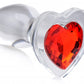 Adoración anal de cristal de corazón tierno y pequeño