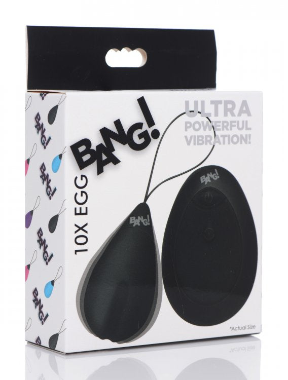 Blaze 10x Huevo Vibrador Silicona C/ Mando Negro