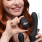 Strap U Mighty Rider 10x Vibrating Strapless Strap-on Black