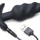 Remote-Controlled 21x Swirl Silicone Butt Plug