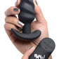 Remote-Controlled 21x Swirl Silicone Butt Plug