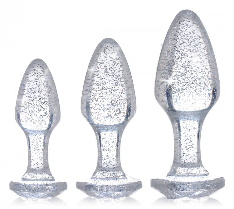 Colección de tapones anales Glitter Gem