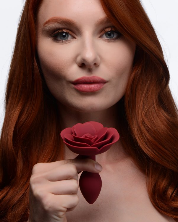 Rose Bloom Silicone Anal Plug