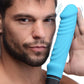 Bang! Xl Bullet & Ribbed Silicone Sleeve Blue