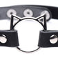 Master Series Kinky Kitty Ring Gargantilla delgada negra