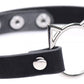 Master Series Kinky Kitty Ring Gargantilla delgada negra
