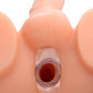 Master Series Clear View Hollow Anal Plug Small