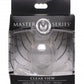Master Series Clear View Hollow Anal Plug Small