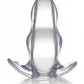Master Series Clear View Hollow Anal Plug Xl