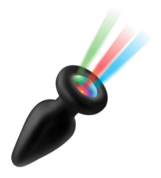 Plug anal mediano iluminado de silicona Illumina