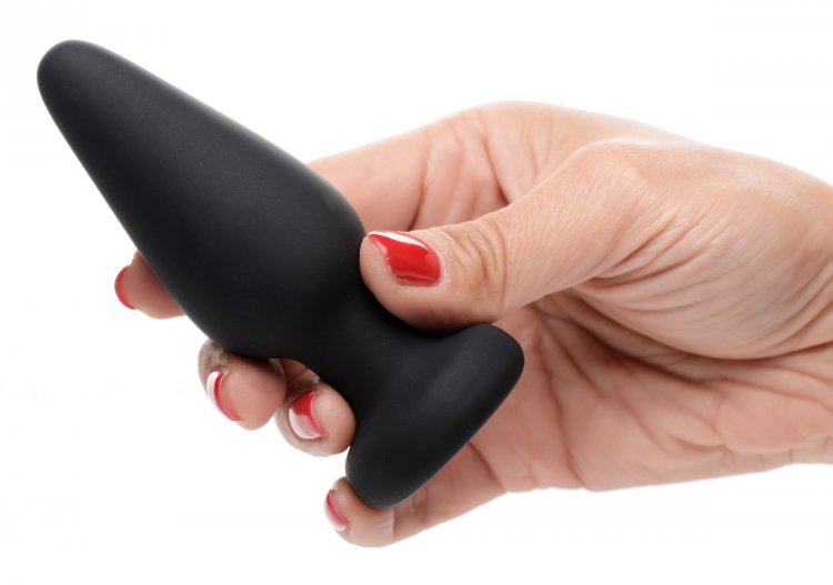 Plug anal mediano iluminado de silicona Illumina