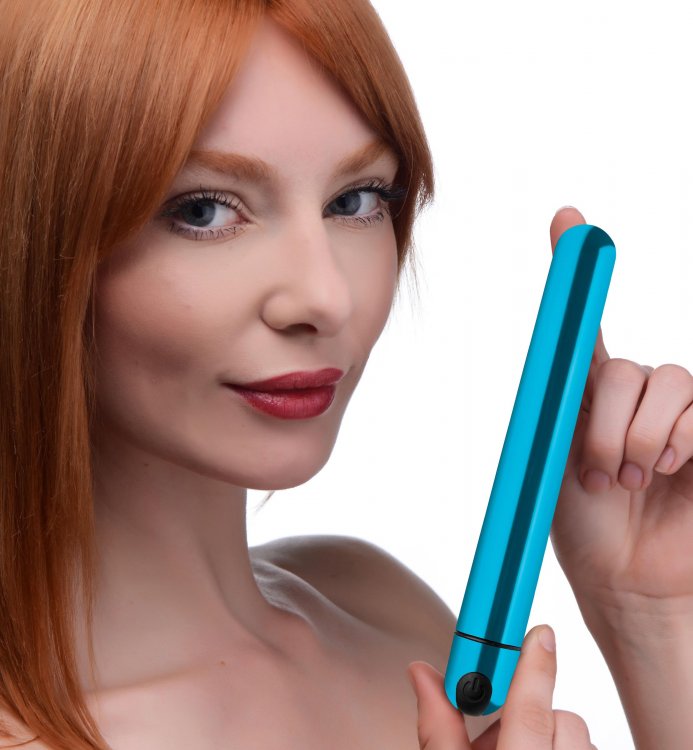 Bang! 10x Slim Metallic Bullet Blue
