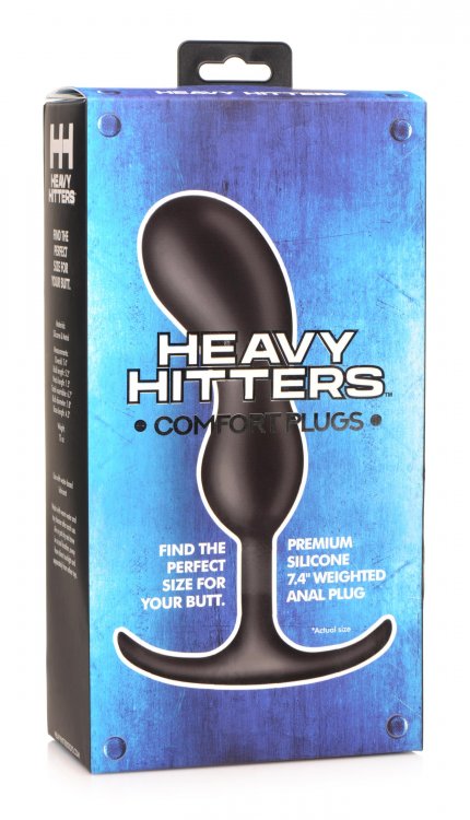 Heavy Hitters Comfort Plugs 6.4in Plug Lrg (out End May)