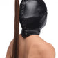 Capucha de bondage de cola de caballo estricta