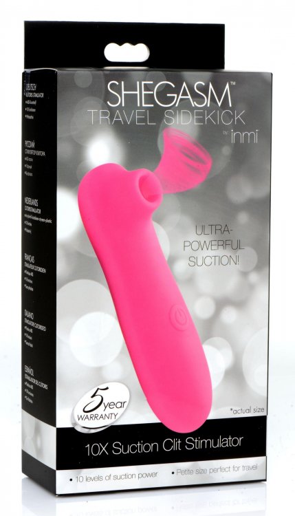 Inmi Shegasm Travel Sidekick 10x Estimulación del clítoris con succión