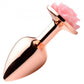 Rose Gold Rose Small Anal Plug