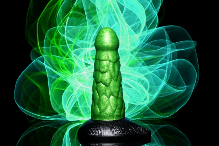 Criatura Pollas Reptil Radioactivo Consolador Grueso Y Escamoso