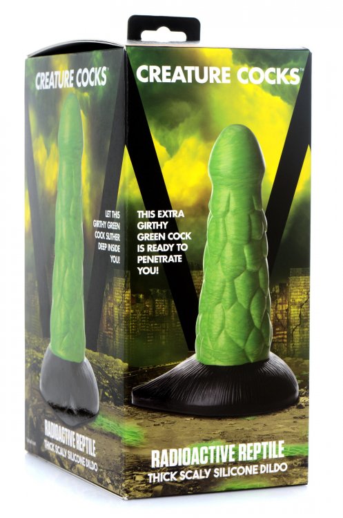 Criatura Pollas Reptil Radioactivo Consolador Grueso Y Escamoso