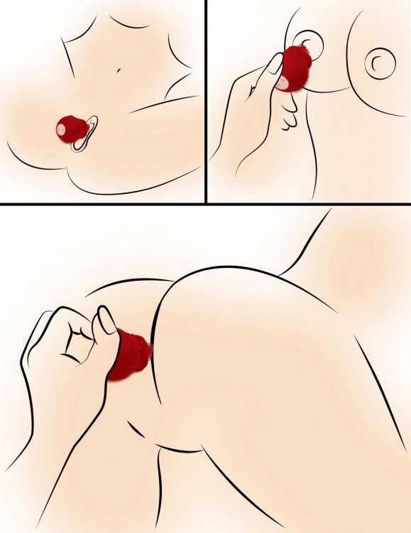 Violet Temptation 10x Licking Stimulator Red