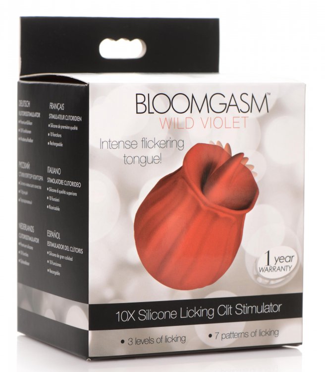 Violet Temptation 10x Licking Stimulator Red
