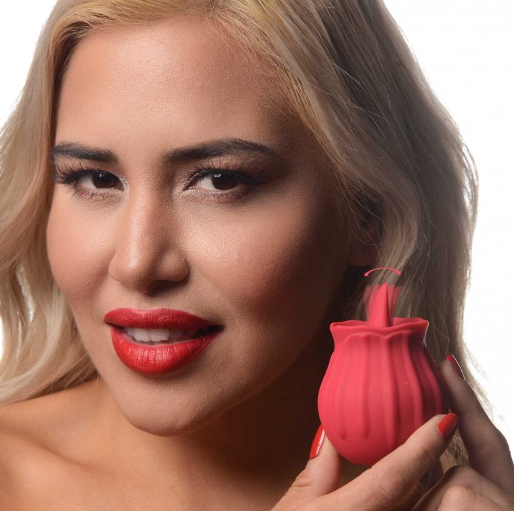 Violet Temptation 10x Licking Stimulator Red