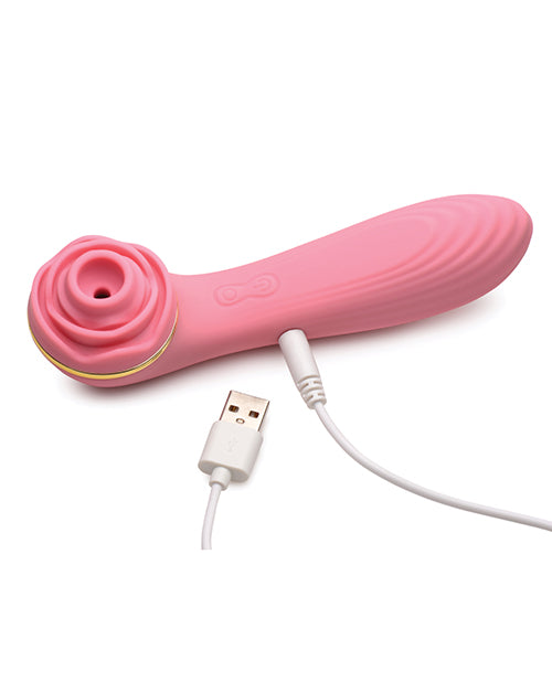 Passionate Petals Suction Rose Vibrator Pink